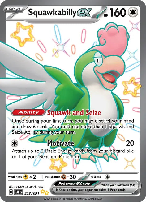 Squawkabilly ex 223/091 - SV: Paldean Fates