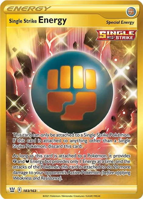 Single Strike Energy (Secret) - SWSH05: Battle Styles