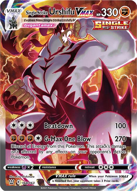 Single Strike Urshifu VMAX (Alternate Art Secret) - SWSH05: Battle Styles
