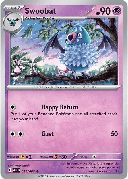 Swoobat (Poke Ball Pattern) - SV: White Flare