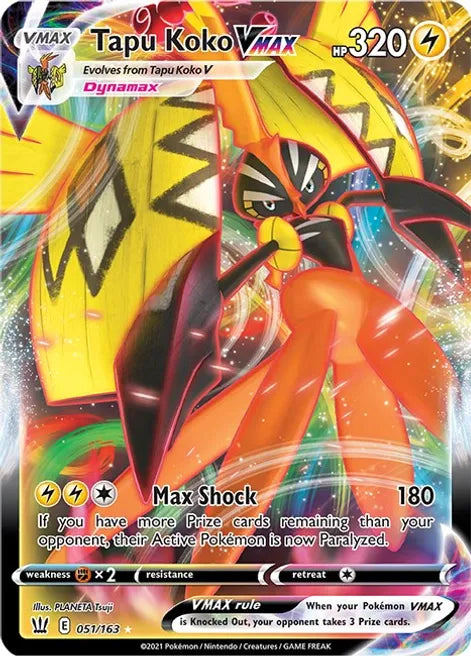Tapu Koko VMAX - SWSH05: Battle Styles