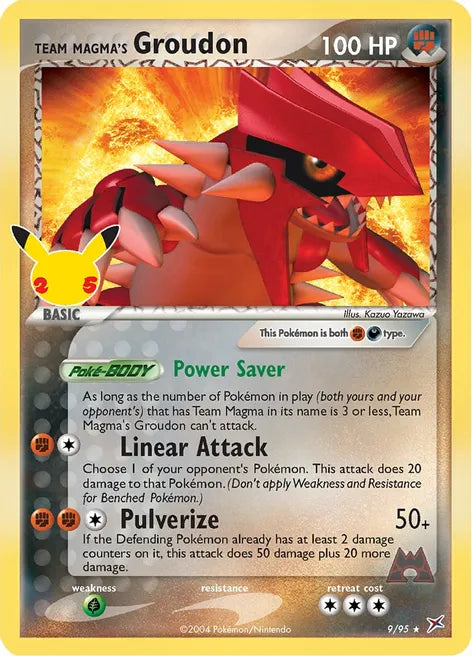 Team Magma's Groudon - Celebrations