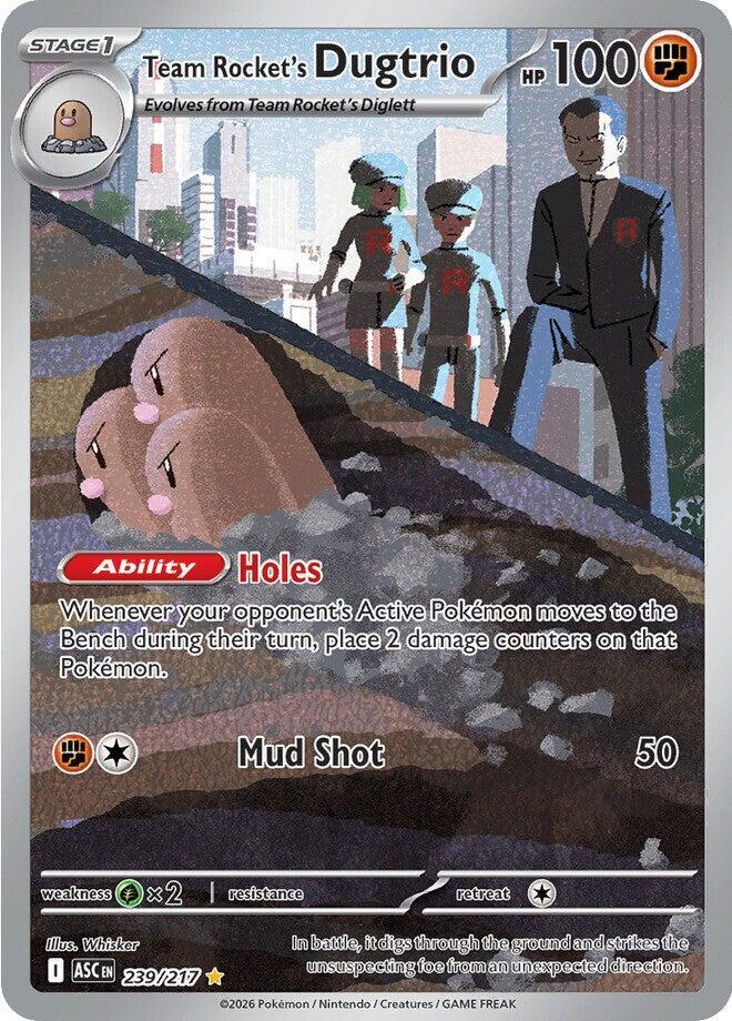 Team Rocket's Dugtrio - 239/217 - ME: Ascended Heroes