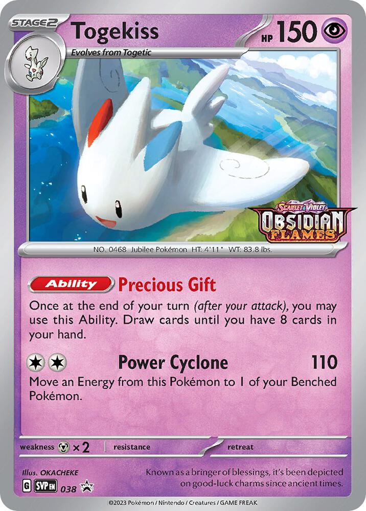Togekiss - 038 (Prerelease) - SV: Scarlet & Violet Promo Cards