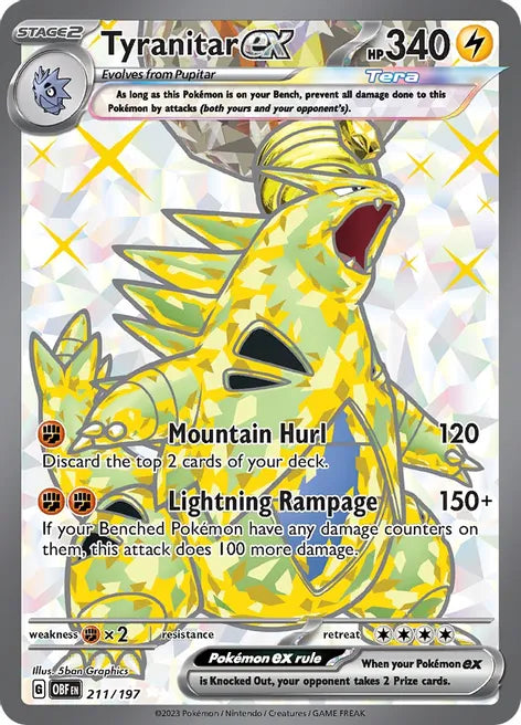 Tyranitar ex 211/197 - SV03: Obsidian Flames