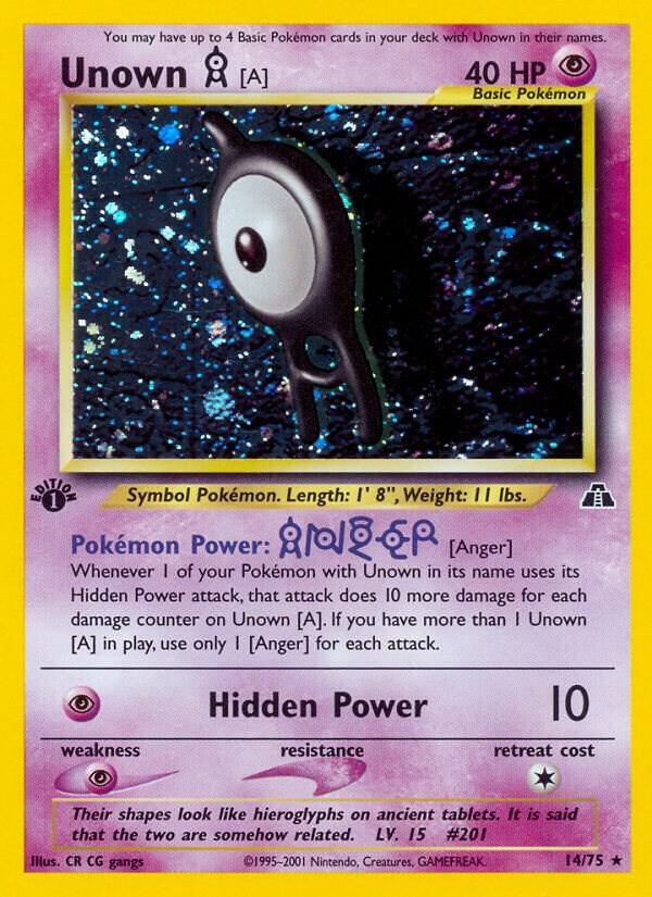 Unown [A] (14) - Neo Discovery (Unlimited)