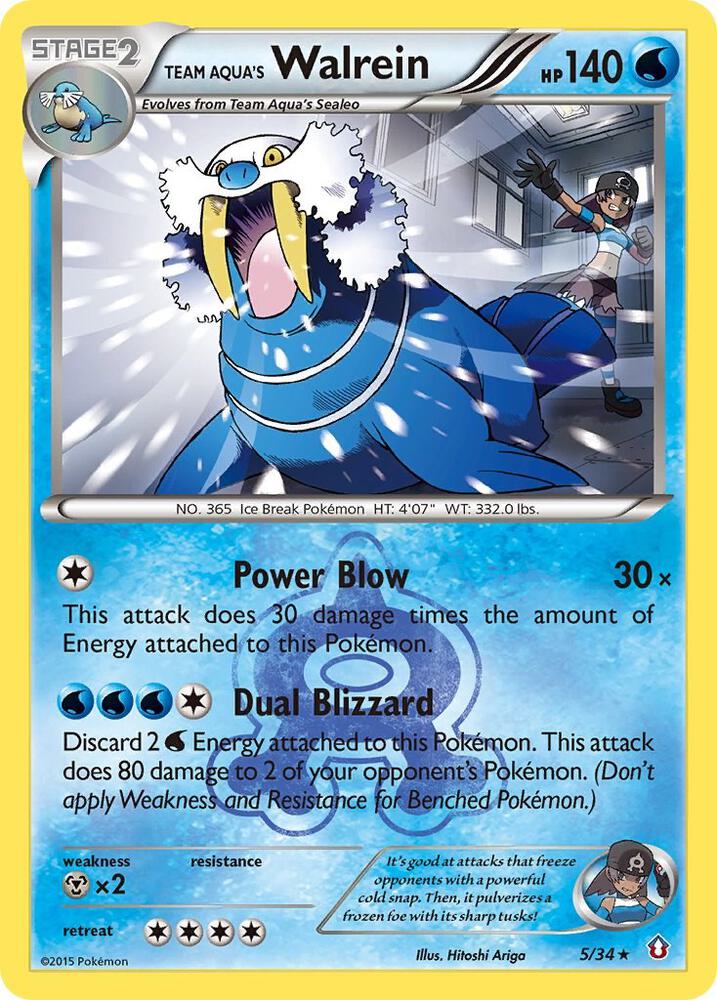 Team Aqua's Walrein - Double Crisis (LP)
