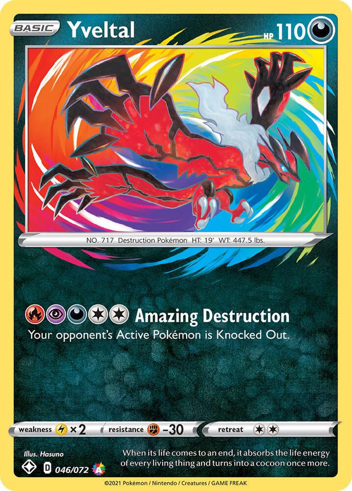 Yveltal (Amazing Rare) - Shining Fates