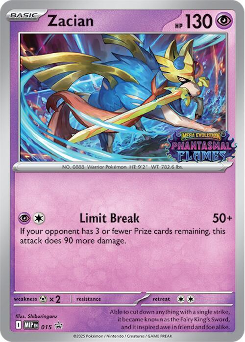 Zacian (Prerelease) - ME: Mega Evolution Promo