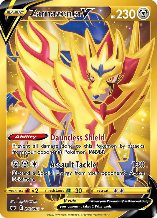 Zamazenta V (Secret) - SWSH01: Sword & Shield Base Set