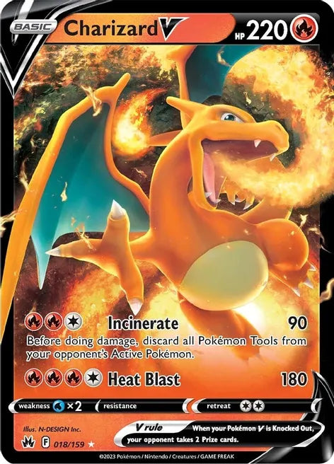 Charizard V - Crown Zenith