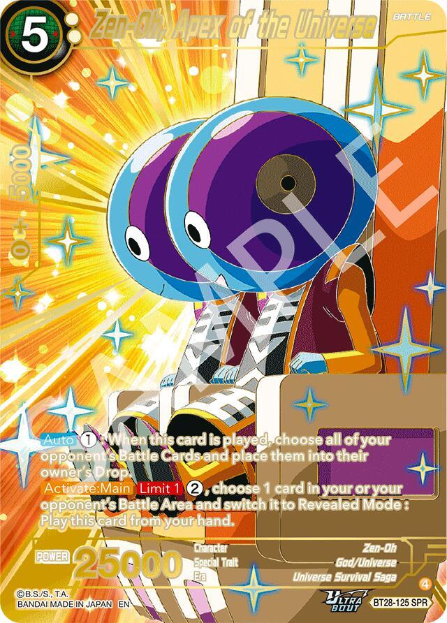 Zen-Oh, Apex of the Universe (SPR) - Prismatic Clash (BT28)