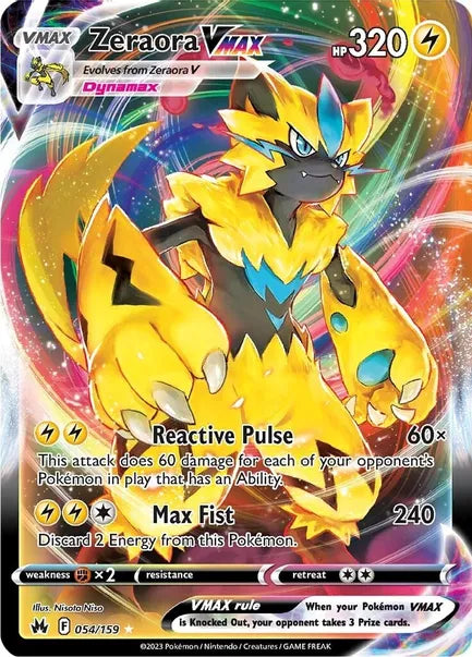 Zeraora VMax - Crown Zenith