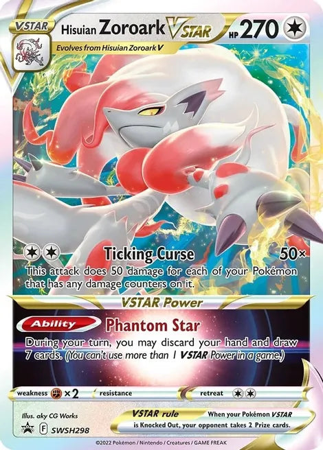 Hisuian Zoroark VSTAR - SWSH298 Promo