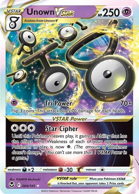 Unown VSTAR - Silver Tempest