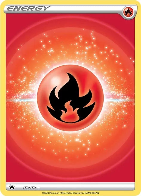 Fire Energy (Reverse Holo) - Crown Zenith