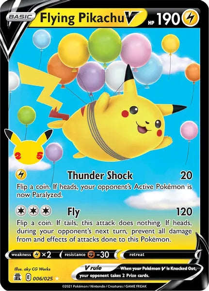 Flying Pikachu V - Celebrations