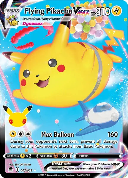 Flying Pikachu VMax - Celebrations