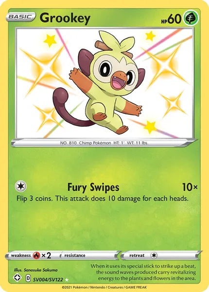 Grookey (Shiny) - Shining Fates