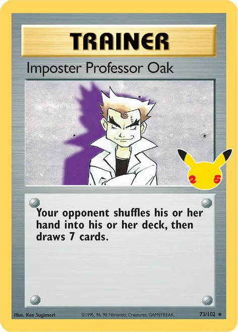 Imposter Professor Oak - Celebrations