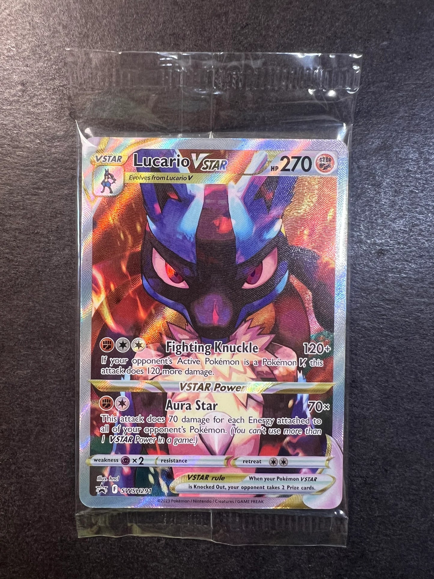 Lucario VSTAR (Sealed) - Crown Zenith ETB Promo SWSH291