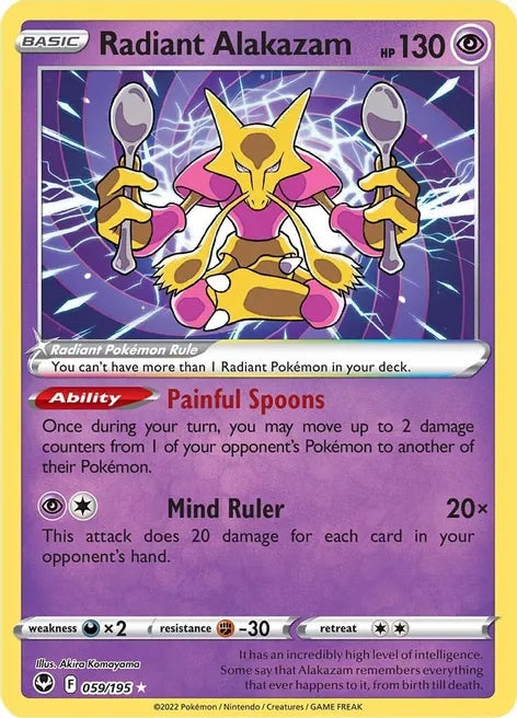 Radiant Alakazam - Silver Tempest