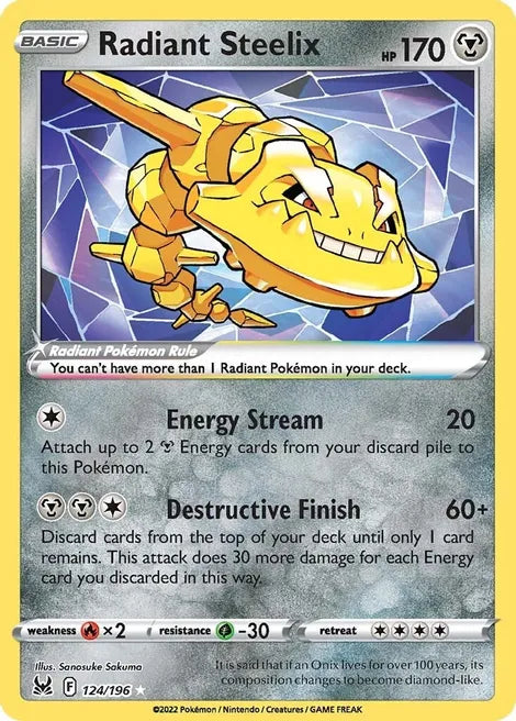 Radiant Steelix - Lost Origin